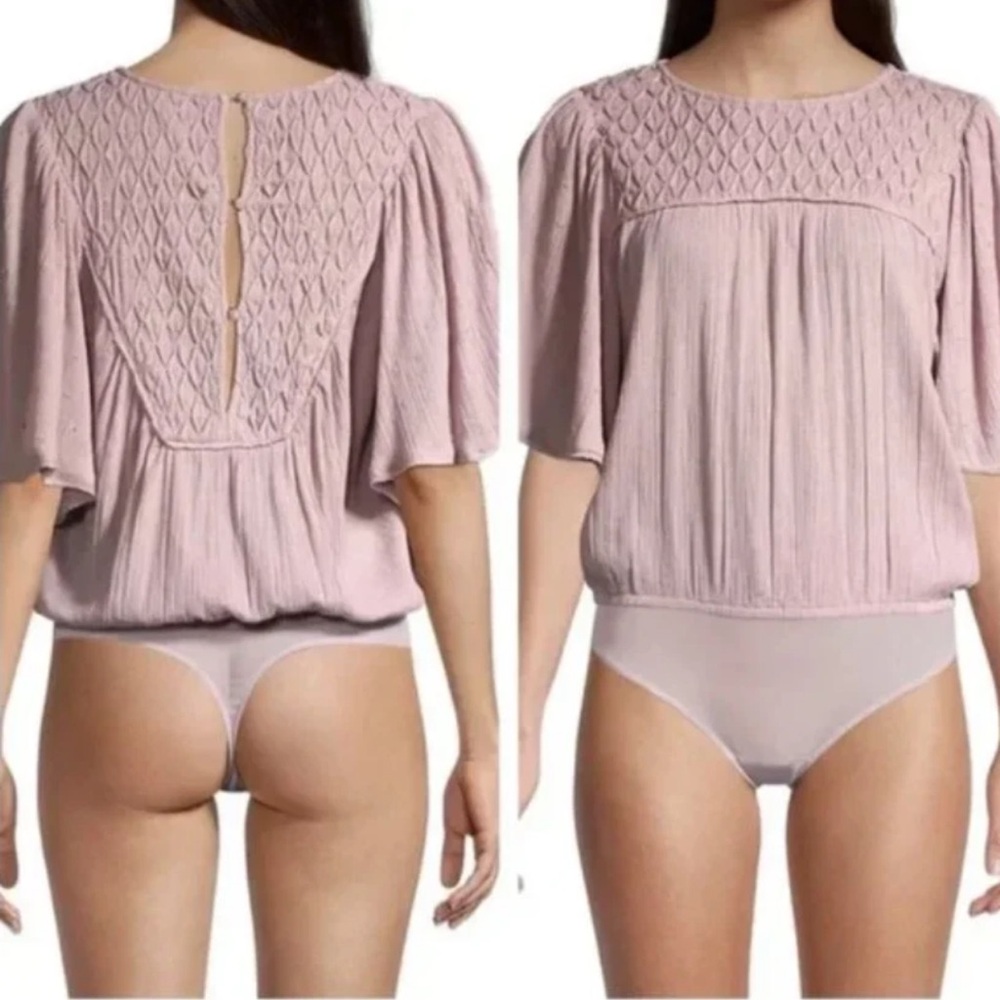 Intimately By Free People Perfect Catch Bodysuit Size Large NWT